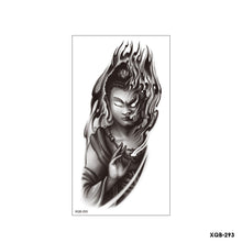 Load image into Gallery viewer, Flower Small Full Arm Totem Tattoo Sticker Fashion Lily Flowers Tattoo Sticker Clock Men Creative Women Totem Tattoo Stickers