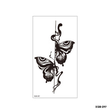 Load image into Gallery viewer, Flower Small Full Arm Totem Tattoo Sticker Fashion Lily Flowers Tattoo Sticker Clock Men Creative Women Totem Tattoo Stickers