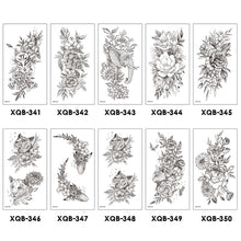 Load image into Gallery viewer, Creative Small Full Arm Totem Tattoo Sticker Fashion Lily Flowers Body Tattoo Sticker Animal Men Women Totem Tattoo Stickers