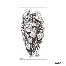 Load image into Gallery viewer, Creative Small Full Arm Totem Tattoo Sticker Fashion Lily Flowers Body Tattoo Sticker Animal Men Women Totem Tattoo Stickers
