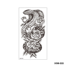 Load image into Gallery viewer, Creative Small Full Arm Totem Tattoo Sticker Fashion Lily Flowers Body Tattoo Sticker Animal Men Women Totem Tattoo Stickers