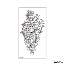 Load image into Gallery viewer, Creative Small Full Arm Totem Tattoo Sticker Fashion Lily Flowers Body Tattoo Sticker Animal Men Women Totem Tattoo Stickers