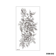 Load image into Gallery viewer, Creative Small Full Arm Totem Tattoo Sticker Fashion Lily Flowers Body Tattoo Sticker Animal Men Women Totem Tattoo Stickers