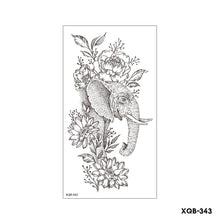 Load image into Gallery viewer, Creative Small Full Arm Totem Tattoo Sticker Fashion Lily Flowers Body Tattoo Sticker Animal Men Women Totem Tattoo Stickers