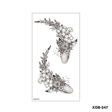 Load image into Gallery viewer, Creative Small Full Arm Totem Tattoo Sticker Fashion Lily Flowers Body Tattoo Sticker Animal Men Women Totem Tattoo Stickers