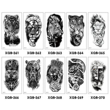 Load image into Gallery viewer, Creative Small Full Arm Totem Tattoo Sticker Fashion Lily Flowers Body Tattoo Sticker Mermaid Men Women Totem Tattoo Stickers