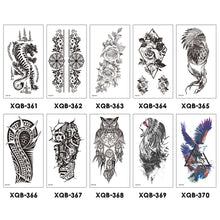 Load image into Gallery viewer, Creative Small Full Arm Totem Tattoo Sticker Fashion Lily Flowers Body Tattoo Sticker Mermaid Men Women Totem Tattoo Stickers