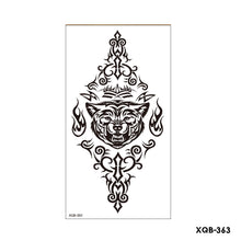 Load image into Gallery viewer, Creative Small Full Arm Totem Tattoo Sticker Fashion Lily Flowers Body Tattoo Sticker Mermaid Men Women Totem Tattoo Stickers