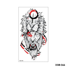 Load image into Gallery viewer, Creative Small Full Arm Totem Tattoo Sticker Fashion Lily Flowers Body Tattoo Sticker Mermaid Men Women Totem Tattoo Stickers
