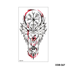 Load image into Gallery viewer, Creative Small Full Arm Totem Tattoo Sticker Fashion Lily Flowers Body Tattoo Sticker Mermaid Men Women Totem Tattoo Stickers