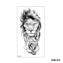 Load image into Gallery viewer, Creative Small Full Arm Totem Tattoo Sticker Fashion Lily Flowers Body Tattoo Sticker Mermaid Men Women Totem Tattoo Stickers