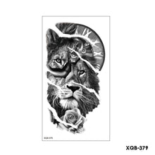 Load image into Gallery viewer, Creative Small Full Arm Totem Tattoo Sticker Fashion Lily Flowers Body Tattoo Sticker Mermaid Men Women Totem Tattoo Stickers