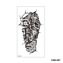 Load image into Gallery viewer, Creative Small Full Arm Totem Tattoo Sticker Fashion Lily Flowers Body Tattoo Sticker Mermaid Men Women Totem Tattoo Stickers
