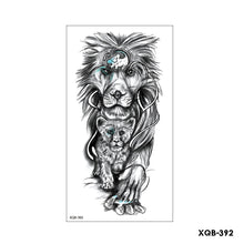 Load image into Gallery viewer, Creative Small Full Arm Totem Tattoo Sticker Fashion Lily Flowers Body Tattoo Sticker Mermaid Men Women Totem Tattoo Stickers