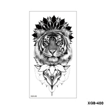 Load image into Gallery viewer, Creative Small Full Arm Totem Tattoo Sticker Fashion Lily Flowers Body Tattoo Sticker Mermaid Men Women Totem Tattoo Stickers