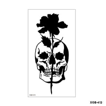 Load image into Gallery viewer, Creative Flower Half Arm Cool Tattoo Stickers Waterproof Fashion Lion Animal Tiger Men Women Female Snake Tattoo Stickers