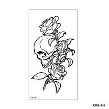 Load image into Gallery viewer, Creative Flower Half Arm Cool Tattoo Stickers Waterproof Fashion Lion Animal Tiger Men Women Female Snake Tattoo Stickers