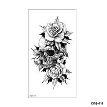 Load image into Gallery viewer, Creative Flower Half Arm Cool Tattoo Stickers Waterproof Fashion Lion Animal Tiger Men Women Female Snake Tattoo Stickers