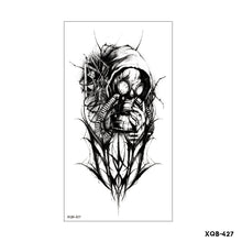 Load image into Gallery viewer, Creative Flower Half Arm Cool Tattoo Stickers Waterproof Fashion Lion Animal Tiger Men Women Female Snake Tattoo Stickers