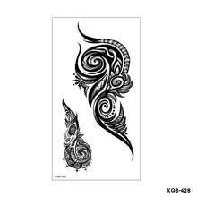 Load image into Gallery viewer, Creative Flower Half Arm Cool Tattoo Stickers Waterproof Fashion Lion Animal Tiger Men Women Female Snake Tattoo Stickers
