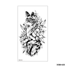 Load image into Gallery viewer, Creative Flower Half Arm Cool Tattoo Stickers Waterproof Fashion Lion Animal Tiger Men Women Female Snake Tattoo Stickers