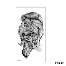 Load image into Gallery viewer, Creative Flower Half Arm Cool Tattoo Stickers Waterproof Fashion Lion Animal Tiger Men Women Female Snake Tattoo Stickers