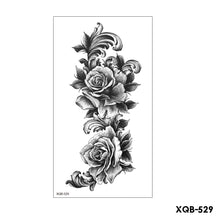 Load image into Gallery viewer, Creative Flower Half Arm Tattoo Stickers Waterproof Fashion Lion Animal Tiger Men Women Tattoo Sticker Snake Tattoo Stickers