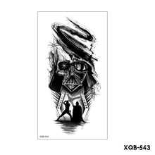 Load image into Gallery viewer, Creative Flower Half Arm Tattoo Stickers Waterproof Fashion Lion Animal Tiger Men Women Tattoo Sticker Snake Tattoo Stickers