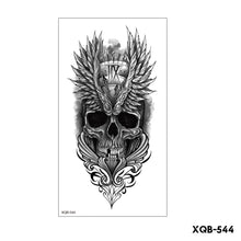 Load image into Gallery viewer, Creative Flower Half Arm Tattoo Stickers Waterproof Fashion Lion Animal Tiger Men Women Tattoo Sticker Snake Tattoo Stickers