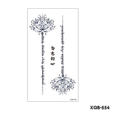 Load image into Gallery viewer, Creative Flower Half Arm Tattoo Stickers Waterproof Fashion Lion Animal Tiger Men Women Tattoo Sticker Snake Tattoo Stickers