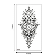 Load image into Gallery viewer, Flower Arm Tattoo Stickers Half Arm Waterproof Fashion Animal Tiger Men Women Tattoo Sticker Snake Creative Tattoo Stickers