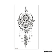 Load image into Gallery viewer, Flower Arm Tattoo Stickers Half Arm Waterproof Fashion Animal Tiger Men Women Tattoo Sticker Snake Creative Tattoo Stickers
