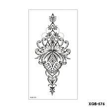 Load image into Gallery viewer, Flower Arm Tattoo Stickers Half Arm Waterproof Fashion Animal Tiger Men Women Tattoo Sticker Snake Creative Tattoo Stickers
