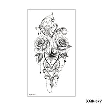 Load image into Gallery viewer, Flower Arm Tattoo Stickers Half Arm Waterproof Fashion Animal Tiger Men Women Tattoo Sticker Snake Creative Tattoo Stickers
