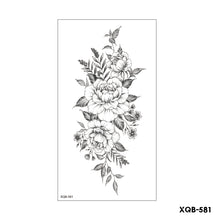 Load image into Gallery viewer, Flower Arm Tattoo Stickers Half Arm Waterproof Fashion Animal Tiger Men Women Tattoo Sticker Snake Creative Tattoo Stickers