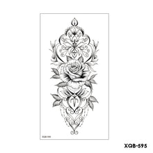 Load image into Gallery viewer, Flower Arm Tattoo Stickers Half Arm Waterproof Fashion Animal Tiger Men Women Tattoo Sticker Snake Creative Tattoo Stickers