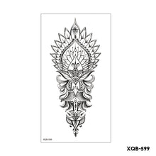 Load image into Gallery viewer, Flower Arm Tattoo Stickers Half Arm Waterproof Fashion Animal Tiger Men Women Tattoo Sticker Snake Creative Tattoo Stickers