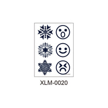 Load image into Gallery viewer, Gardenia Blue Show Juice Tattoo Stickers Men and Women Waterproof Lasting Waterproof Simulation Planting Tattoo Stickers