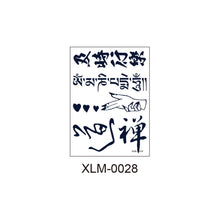 Load image into Gallery viewer, Gardenia Blue Show Juice Tattoo Stickers Men and Women Waterproof Lasting Waterproof Simulation Planting Tattoo Stickers