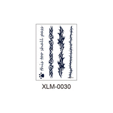 Load image into Gallery viewer, Gardenia Blue Show Juice Tattoo Stickers Men and Women Waterproof Lasting Waterproof Simulation Planting Tattoo Stickers