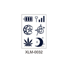 Load image into Gallery viewer, Gardenia Blue Show Juice Tattoo Stickers Men and Women Waterproof Lasting Waterproof Simulation Planting Tattoo Stickers