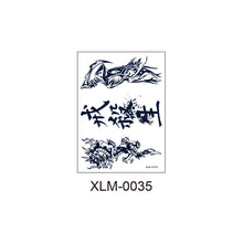 Load image into Gallery viewer, Gardenia Blue Show Juice Tattoo Stickers Men and Women Waterproof Lasting Waterproof Simulation Planting Tattoo Stickers