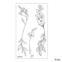 Load image into Gallery viewer, Creative Small Fresh Tattoo Stickers Black and White Animal Disposable Tattoo Stickers Dreamcatcher Arm Body Moon Tattoo Stickers