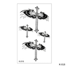 Load image into Gallery viewer, Creative Small Fresh Tattoo Stickers Black and White Animal Disposable Tattoo Stickers Dreamcatcher Arm Body Moon Tattoo Stickers