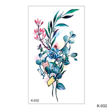 Load image into Gallery viewer, Creative Small Fresh Tattoo Stickers Black and White Animal Disposable Tattoo Stickers Dreamcatcher Arm Body Moon Tattoo Stickers