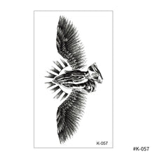 Load image into Gallery viewer, Creative Small Fresh Tattoo Stickers Black and White Color Disposable Tattoo Stickers Arm Body Butterfly Moon Tattoo Stickers