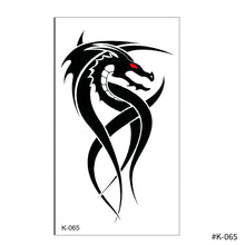Load image into Gallery viewer, Creative Small Fresh Tattoo Stickers Black and White Color Disposable Tattoo Stickers Arm Body Butterfly Moon Tattoo Stickers