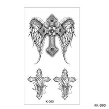 Load image into Gallery viewer, Creative Small Fresh Tattoo Stickers Black and White Color Disposable Tattoo Stickers Arm Body Butterfly Moon Tattoo Stickers
