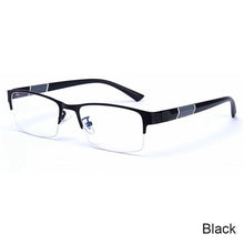 Load image into Gallery viewer, Half Frame Blue Light Blocking Glasses Flat Glasses Fashion Comfortable Transparent Glasses Anti Radiation Glasses For Men
