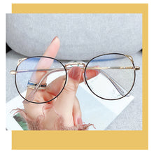 Load image into Gallery viewer, Cute Anti Blue Light Glasses Metal Glasses Frame Flat Glasses Fashion Comfortable Transparent Glasses For Women